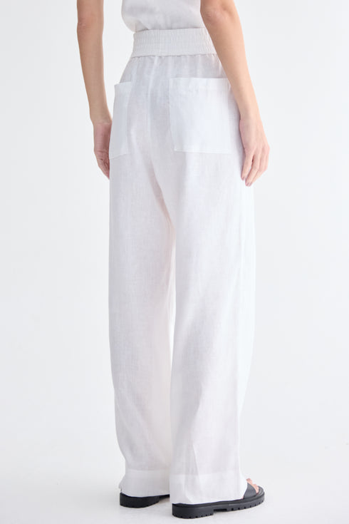 CALÇA PANTALONA ELÁSTICO BRANCO
